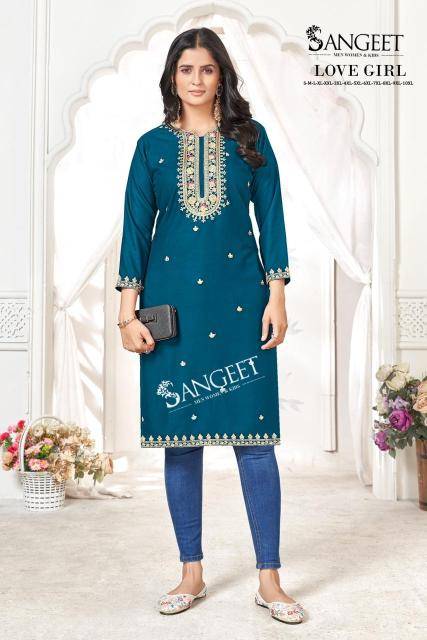 Sangeet love girl Long Kurti manufacturers
